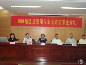 我院成人教育学院经济管理专业 弋江班 举行毕业典礼
